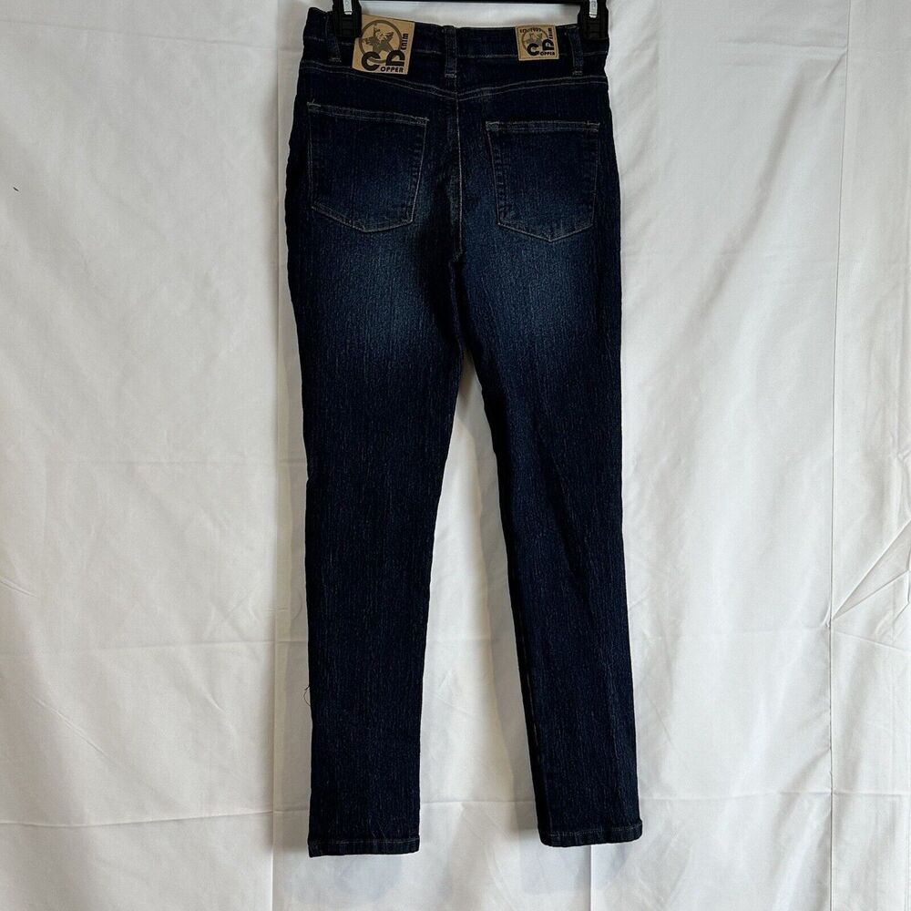 Copper Denim Blue Straight Leg Girls Size 12 NWT. Dark Wash Style 9CO2857 - Picture 8 of 16